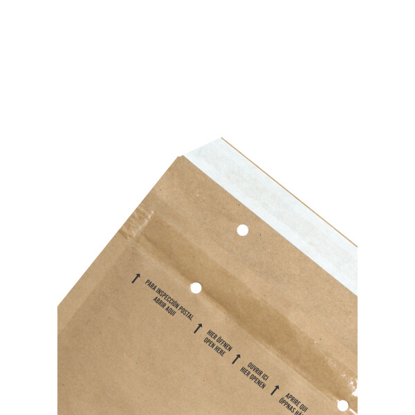 100 Stück Luftpolstertaschen D/4 Weiß ECO BUBBLES mit Trifixverschluss 