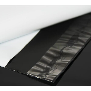 100x L-white/black COEX Verschlussbeutel | L - 260 x 350...