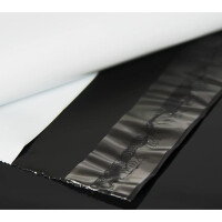 100x 2XL-white/black COEX Verschlussbeutel | 2XL - 350  x 460 + 50mm