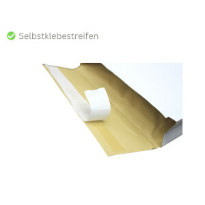 Polsterfaltentaschen Versandtaschen B4 250x353x50 mm | 100% Recyclingpapier