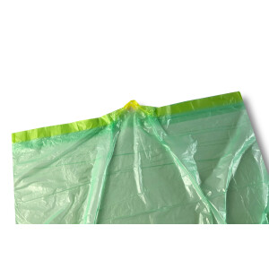 HDPE Müllbeutel 63x74 cm 60 L grün,mit Zugband